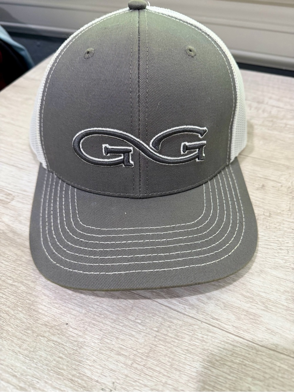Gray & White GameGuard Hat